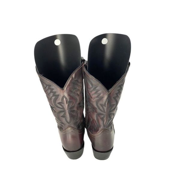 Laredo 68458 Birchwood Lizard Round Toe Western Cowboy Boots Men’s Sz 10.5D - Picture 7 of 7